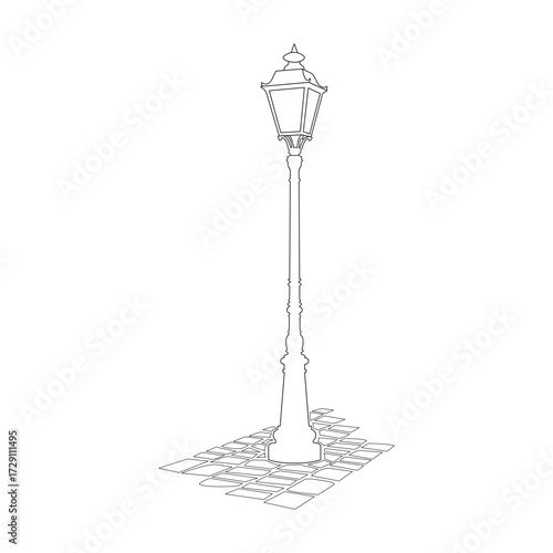 the street lamp