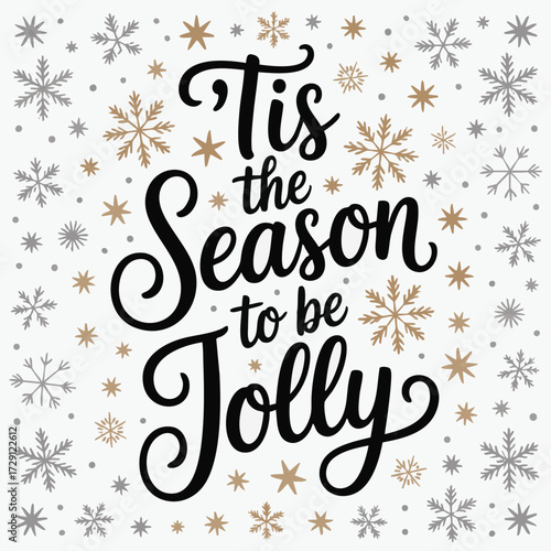 Tis The Season To Be Jolly Snowflakes (21