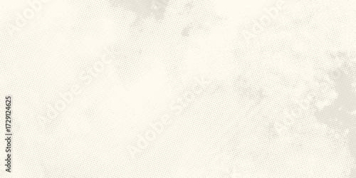 Ecru gradient with texture of eggshell. Pastel light beige background, modern dotted vector design, paper texture.