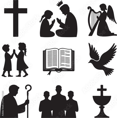 Christian Prayer, Family and Worship Icons