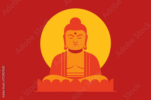 buddha statue silhouette