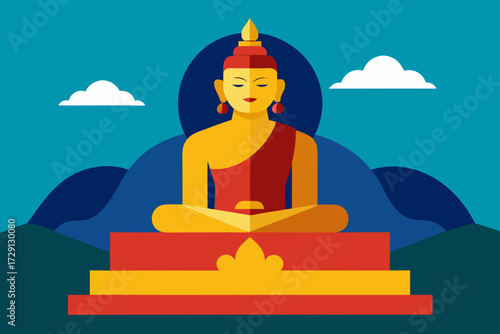 buddha statue in the temple