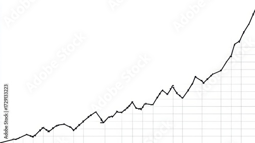 A line graph displays upward trend.