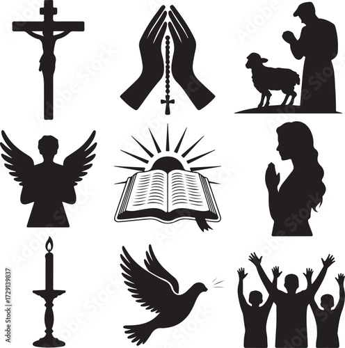 Crucifix Cross Icon