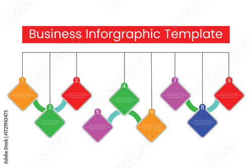 Business Infographic Template Vector Design