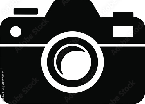 Black camera silhouette photography lens