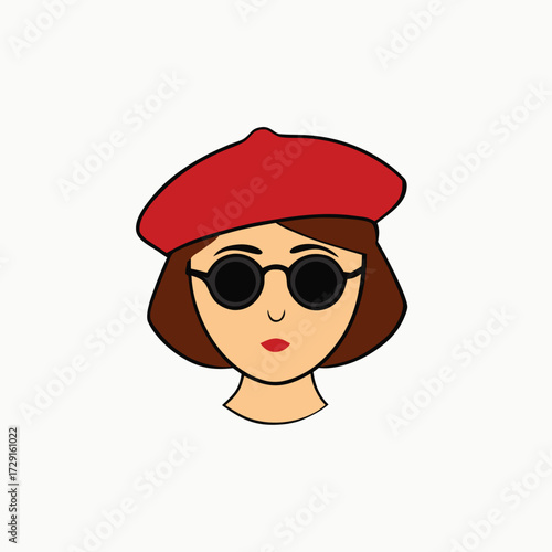 girl with hat