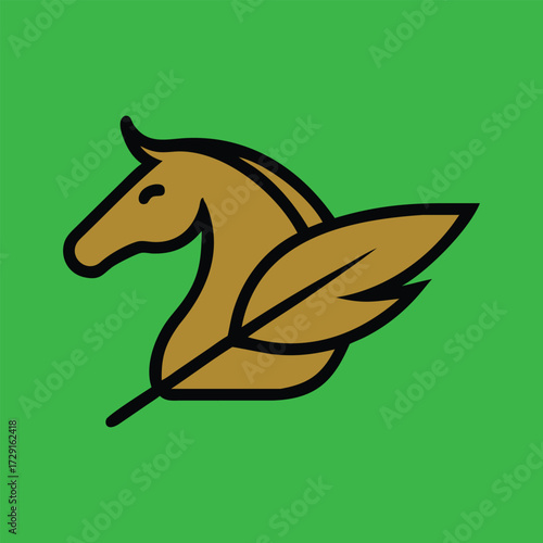 vector illustration of a horse AI Generated