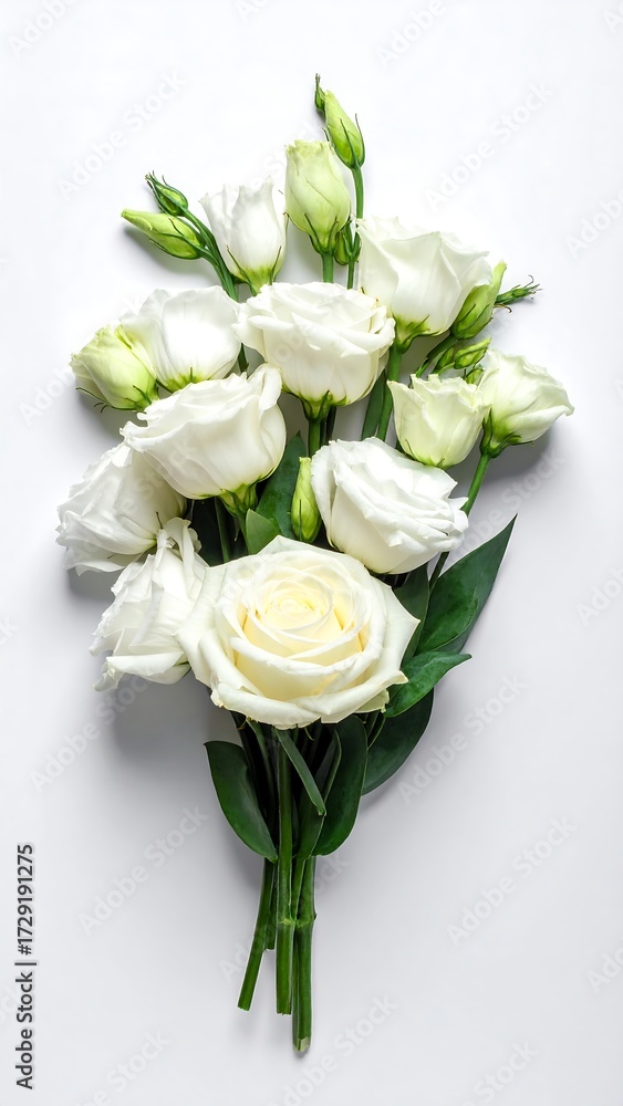 Fototapeta premium A bouquet of delicate white flowers