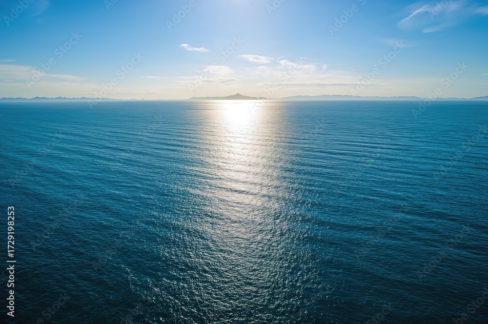 Obraz premium Overhead perspective of marine water texture