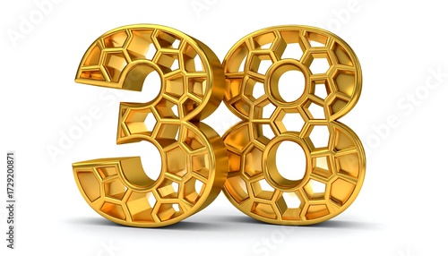 Gold honeycomb number 38