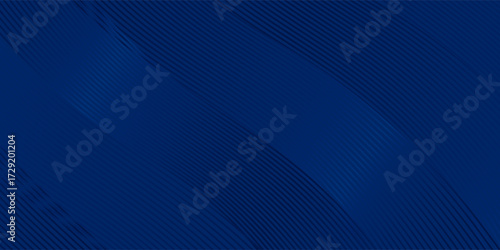 Premium background design with diagonal dark blue line pattern. Vector template for digital luxury banner, invitation, voucher, certificate. Eps10