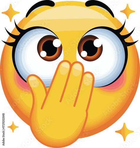 That's another fantastic emoji! Here are the title and keyword suggestions for your image, optimized for Adobe Stock SEO