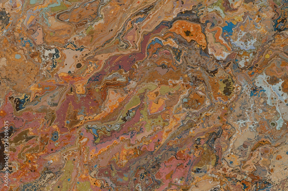 Naklejka premium Vibrant textured backdrop of natural marble stone