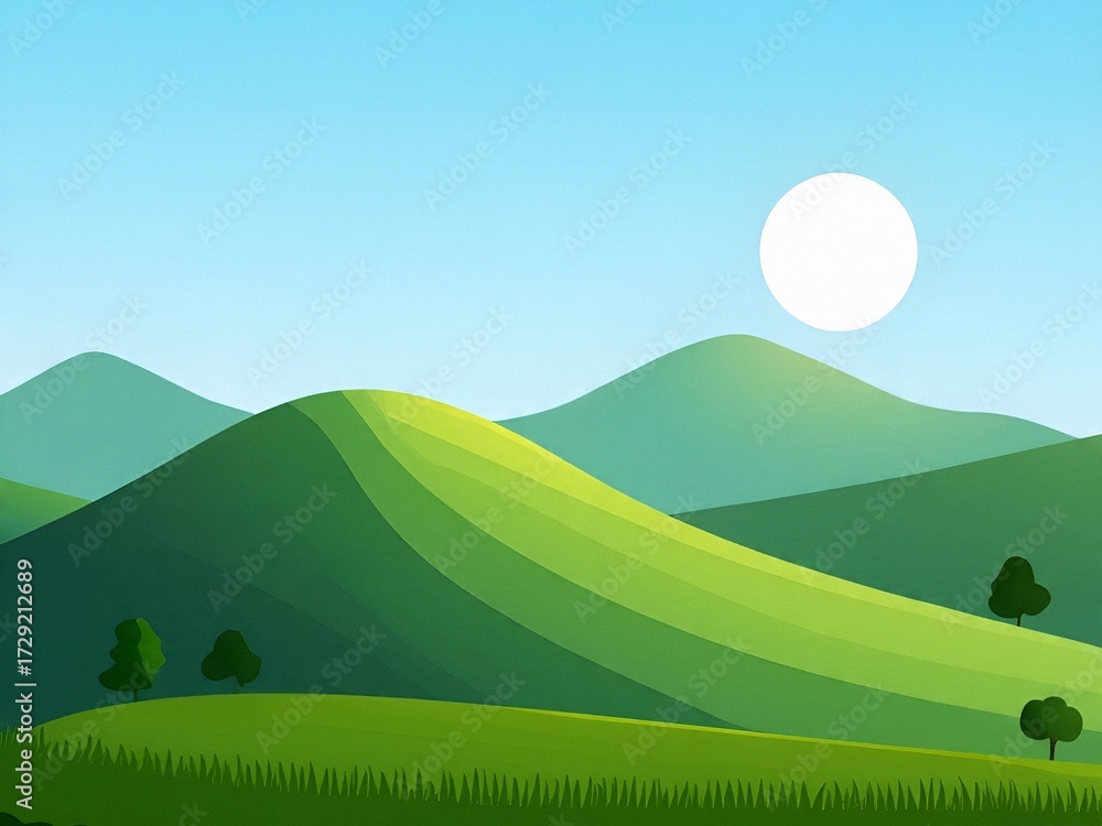 Obraz premium landscape with mountains