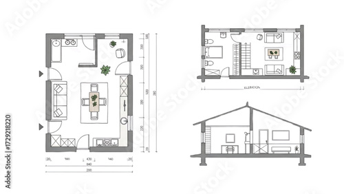 Architectural People Plan Vector Set – Top View Working on Laptop Minimal Hand-Drawn Elements for Architecture and Landscape Design AI EPS PNG JPEG