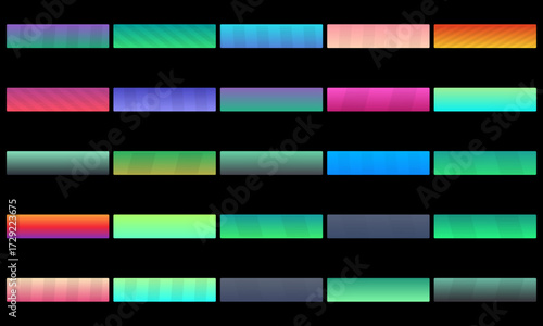 Abstract Colorful Gradient Black Background