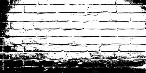 Rough grunge brick wall texture with an aged, dirty concrete surface