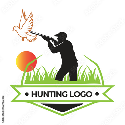Deer Hunter Badge Logo Design (2021 Vintage Style)