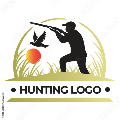 Deer Hunter Badge Logo Design (2021 Vintage Style)