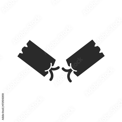 Monochrome broken arm cast with clenched fists symbolizing strength and resilience