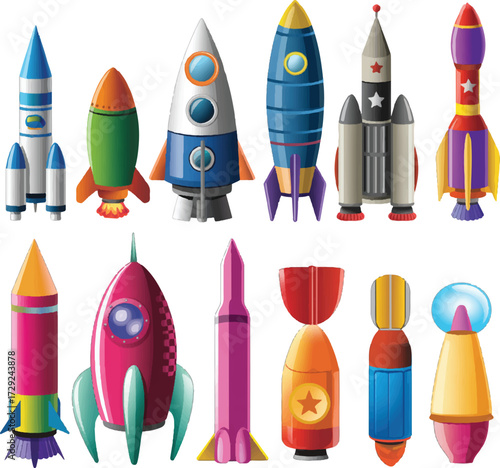 set of colored pencils