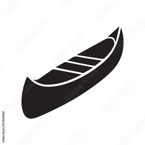 Blue kayak with oar on a white isolated background for summer nature river and lake canoe boat water object