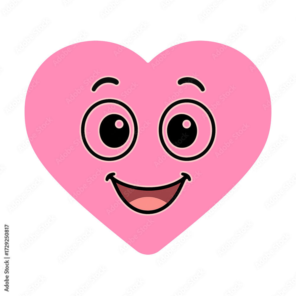 Fototapeta premium heart with smile