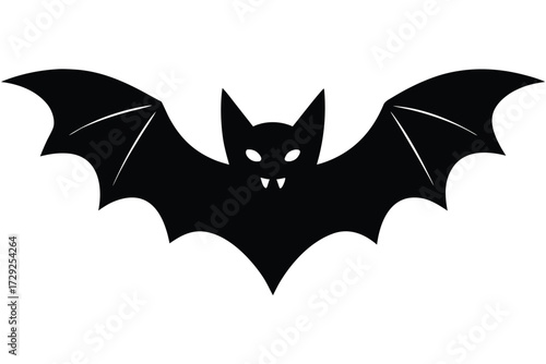 halloween bat vector icon