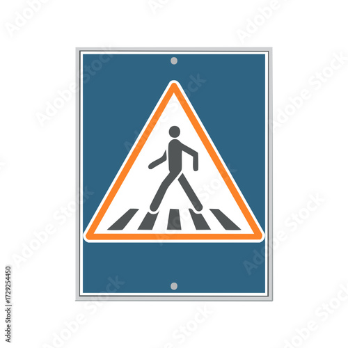 Crosswalk sign alerts pedestrians and drivers alike