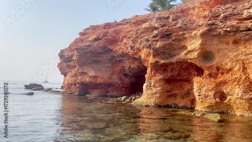  Mediterranean Sea and Yellow Cliffs in Spain