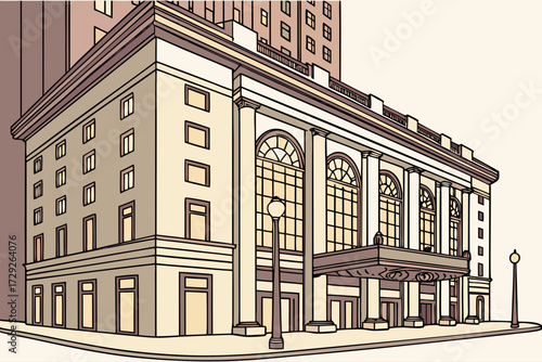 Fairmont Olympic Hotel in Seattle, Washington, elegant Italian Renaissance-style landmark