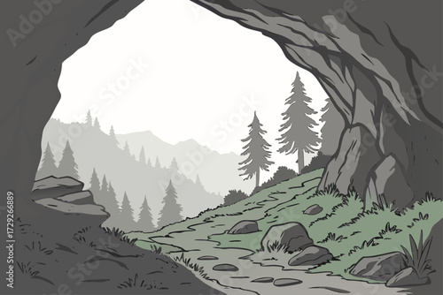 Fulford Cave in Colorado, rugged limestone cave accessed by alpine hiking trail