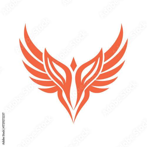 wings designed with tribal patterns vector art