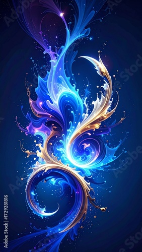 abstract blue background