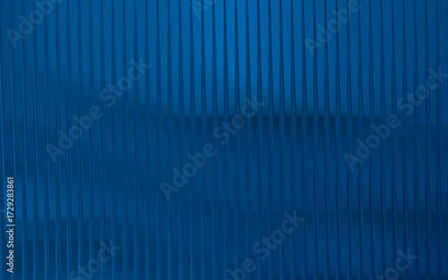 Illustration of abstract dark blue background with vertical lines and soft shadows