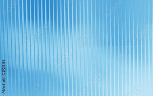Illustration of abstract light blue background with vertical lines and soft shadows