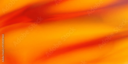 Abstract bright orange and red flame texture backgrounds with colorful curve and wave motion design illustration