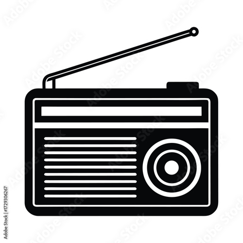 Sailor element isolated radio on white background