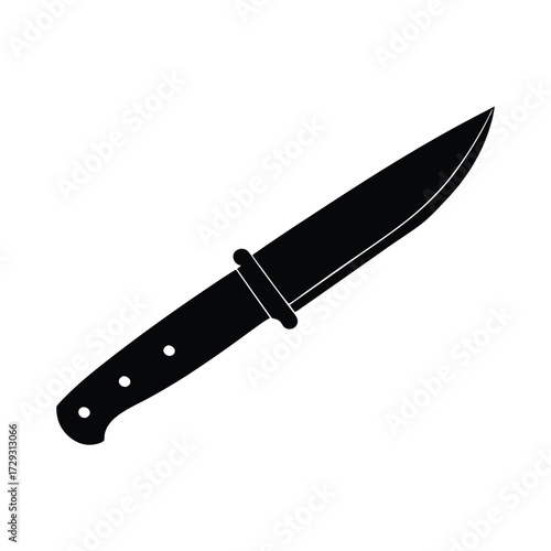 Sailor element isolated sailor knife on white background