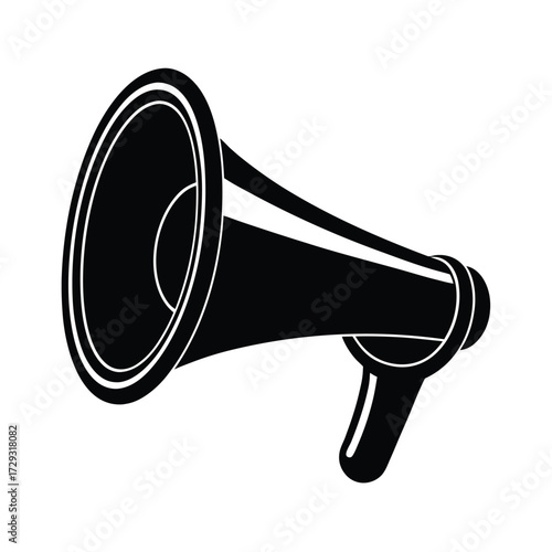 Sailor element isolated signal horn on white background