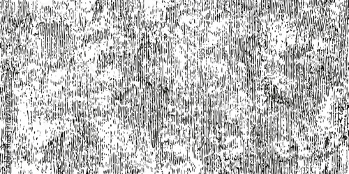 Abstract textured background with vertical lines and rough distressed pattern in black and white