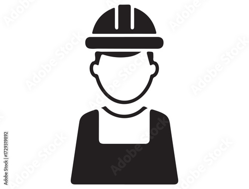 WORKER ICON SILHOUETTE