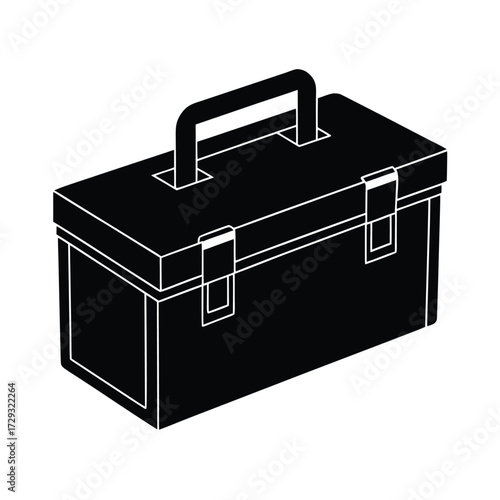Sailor element isolated toolbox on white background