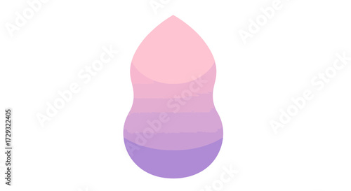 Aesthetic Gradient Design of Beauty Blender with Pink and Purple Hues