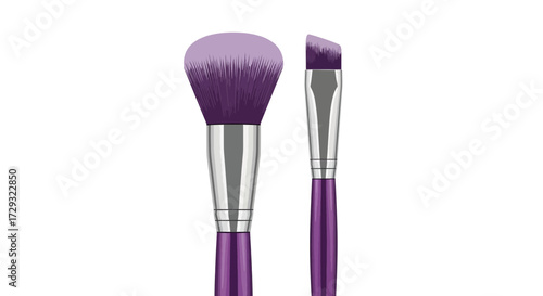 Cosmetic tool set for makeup application offering precision and artistry