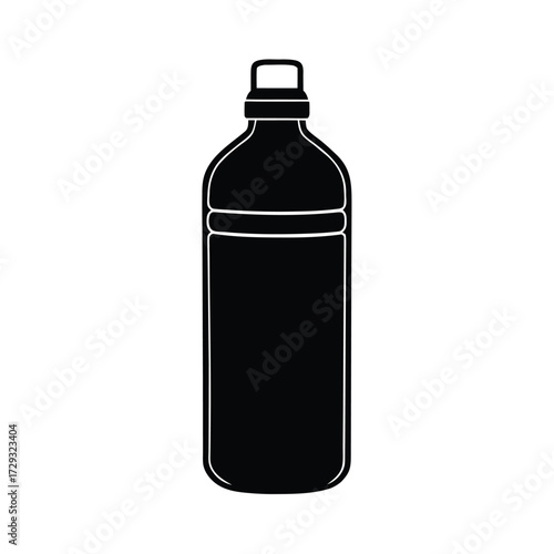 Sailor element isolated water bottle on white background