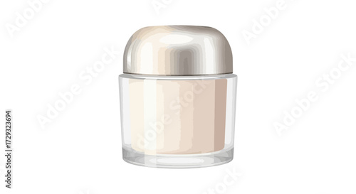 Elegant roll-on deodorant bottle, a minimalist vector illustration