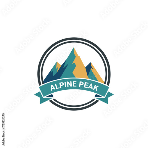 Alpine Peak: Mountain Adventure, Outdoor Sports, and Trekking Gear Branding