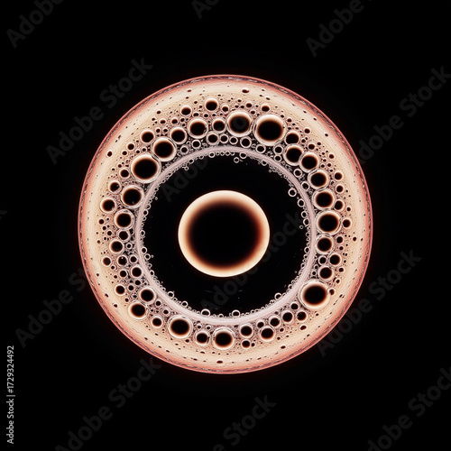 abstract close up oil water bubbles drops macro clear liquid black background